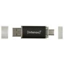Intenso USB m&auml;lupulk 3539493 512 GB, USB Type-A / USB Type-C, 3.2 Gen 1, kirjutamiskiirus 70 MB/s, alumiiniumkorpus
