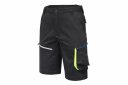 Elastīgi drošības šorti, REETZ, HT5K827-4XL, melni, 4XL, 260 g/m², ar atstarojošiem elementiem