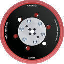 Slīpē&scaron;anas pamatne 125mm,Medium GET 55-125, Ekscentra slīpma&scaron;īnām EXPERT MULTIHOLE BALSTA DISKS, 2608900004, BOSCH