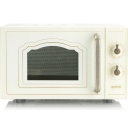 Mikroviļņu krāsns klasiskam gatavošanas stilam ar 700 W jaudu un bēšīgu retro dizainu MO4250TCLI Gorenje