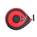 Stikla &scaron;ķiedras mērlente 30m, divpusēja milimetru skala, ABS korpuss ar gumijas pārklājumu, AW27202, AWTOOLS