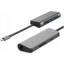 Gigabyte USB-C 7in1 dokk 20MB1-GVK906-1E, microSD, RJ-45, USB 3.0 A, USB-C, SD, HDMI, 3.5 mm, 1xRJ-45, 1xHDMI