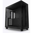 Nzxt Korpus H6 Flow CC-H61FB-01, 3x120mm ventilaatorit, GPU kuni 365mm, PSU kuni 200mm