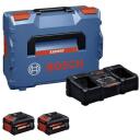 Bosch T&ouml;&ouml;riista aku ja laadija 1600A0373X, 2x8Ah, 18V, 16A, vastupidav korpus, 5 LED ekraan