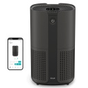 Viedais Wi-Fi gaisa attīrītājs «Bright 2» ar pulti, trīskāršu filtrāciju HEPA H13 + ogle 4-22 W līdz ~42 m² Melns DXPU08 DUUX