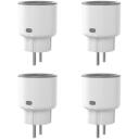 Sonoff viedā kontakligzda S60TPF 4Pack, 250V, 16A, 4000W, Wi-Fi 2.4GHz, eWeLink, saderība ar Amazon Alexa, Google Home, IFTTT