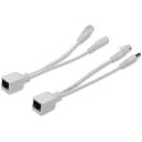 Digitus pasīvo PoE kabeļu komplekts DN-95001, 1 x RJ-45(sievi&scaron;ķā) uz RJ-45(vīri&scaron;ķo), strāvas ligzda 5,5 mm(vīri&scaron;ķā)