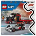 Lego F1 krovininis automobilis 60493, 508 dalių, 3 mini figūrėlės, 7+ metų, autenti&scaron;ka i&scaron;krovimo funkcija