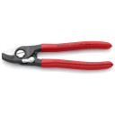 Kabeļu &scaron;ķēres, Knipex, 95 21 165 SB, 165 mm, plastmasas rokturi, 50 mm&sup2; grie&scaron;anas jauda