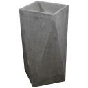 Besk Lillepott 9130285, 50cm, 50cm, 80cm, hall, klaasikiud, as&uuml;mmeetriline kuju, &otilde;ue taimed