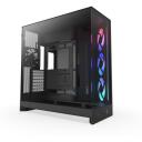 Nzxt Korpus H9 Flow RGB CM-H92FB-R1, 3x140mm esiventilaatorit, 1x120mm tagumine ventilaator, 420mm radiaatorid
