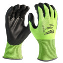 PRETSAGRIE&Scaron;ANĀS AIZSARDZĪBAS D KLASES ATSTAROJO&Scaron;I CIMDI, HI-VIS CUT D GLOVES - 9/L - 1PC, 4932479928 MILWAUKEE