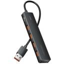 Vention USB centras CHOBB, 5 USB 3.2, 10Gbps, 4 prievadai, i&scaron;oriniai HDD iki 8TB, avarinis įkrovimas, juodas