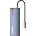 Colorway 5-in-1 dokstacija CW-HUB01, 5V⎓3A/15V⎓3A/20V⎓5A, 100W, 1xUSB C, 1xHDMI, 3xUSB A 3.0