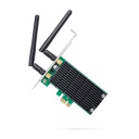 Tinklo adapteris dviejų dažnių PCIe belaidis Archer T4E 802.11ac 2.4 GHz 300 Mbps 5 GHz 867 Mbps 2 nuimamos antenos Juodas TP-Link