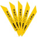 Dewalt сабельная пила DT2385-QZ 152 мм 24TPI, Bi-Metal, 5 шт, для резки металла, агрессивная геометрия зубьев