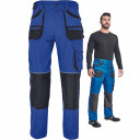 Zilas/melnas darba bikses CARL BE, 58.izm ČERVA