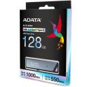 Adata USB atmintinė AELI-UE800-128G-CSG 128GB, USB Type-C, 3.2 Gen 2, skaitymo greitis 1000MB/s, ra&scaron;ymo greitis 550MB/s, sidabrinė