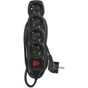 Emos Ilgintuvas PC1425R, 5m, 4x2P+PE, PVH, 3680W, su jungikliu, vaikų apsauga