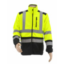 HI-VIS WORK FULL-ZIP FLEECE SWEATSHIRT T3 FLUO YELLOW/ L AW02642 AWTOOLS