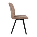 Krēsls AFTON brūns samts 10426