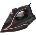 Lafe Tvaika gludeklis SteamPro LAFZEL47581, 2200 W, 10&ndash;25 g/min, 80 g, 230 ml, Keramika, melna, sarkana, Jā, Jā, Jā, Jā