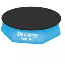 Bestway Накрытие для бассейна 58032 7354568, 244см, ПВХ, дренажные отверстия, веревки для крепления