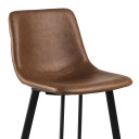 Bāra krēsls OREGON, retro brendijs PU AC91365 ACTONA