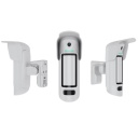 Ajax MotionCam Outdoor HighMount PhOD wireless outdoor motion detector with camera and PhOD photo-on-demand Jeweller dual PIR + microwave up to 15 m 640&times;480 photo verification SmartBracket anti-masking tamper protection up to ~3 years on CR123A batteries white