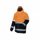 Светоотражающая куртка, оранжевого цвета, размер 4XL, BRIDHGO-new_ORNG-4XL