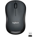 Logitech USB optinė pelė M220 SILENT 910-004878, 1000 DPI, 10m belaidis, 3 mygtukai, AA baterija