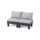 Садовый диван двухместный Elements 2 Seater серый/светло-серый  29212922900