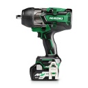 Bezvadu trieciena uzgriežņu atslēga HIKOKI WR36DBWRZ, 36 V, 1050 Nm, IP56, ergonomisks rokturis