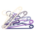 Вешалки для одежды 5 шт. ORDINETT 129841025 пластиковые Купидон 42x0,8x21см разные