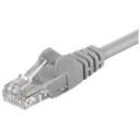 Goobay CAT 6 savienojuma kabelis, U/UTP 68419, 5 m, pelēks, RJ45 vīrietis (8P8C), RJ45 vīrietis (8P8C), neekranēts