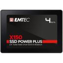 Emtec SSD 2.5 Sata X150 4000GB Power Plus ECSSD4TX150, 4 TB, līdz 520 MB/s, līdz 500 MB/s, SATA III 6 Gb/s, 2 000 000 stundu