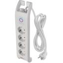 Emos &Uuml;levoolu kaitse P54212, 2m, 900J, 4x2P+PE, 16A, 3680W, EMI/RFI filter, laste kaitse