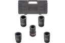 Triecienmuciņu komplekts ROCKFORCE RF-8051-9MPB, 12-stūru, 5 gab., 1"DR, CrMo, koferī