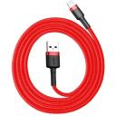 Baseus Kaabel CALKLF-B09, 100cm, 2.4A, Lightning, USB, punane