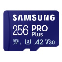 microSDXC memory card 256 GB UHS I U3 V30 A2 up to 180 MB s read and 130 MB s write Pro Plus 256 GB Black MB-MD256SA/EU Samsung