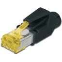 Digitus tīkla savienotājs A-MO6A 8/8 HRS, 24g, CAT 6a, Hirose - vīrie&scaron;u, aizsargāts, spriedzes atvieglojums