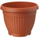 Form Plastic Lillepott 5404777, 300mm, 230mm, &Uuml;mmargune, Pruun, Plastik, Ilma aluselita