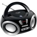 Adler CD Boombox AD 1181bs, 2x4W, 20 FM jaama, USB &uuml;hendus, LCD ekraan, Aku, AUX sisend