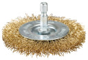 Ketasmetallharjad (messingkattega) 75mm, 1/4'' kuuskantvarrega