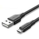Vention USB 2.0 į Micro-B kabelis 0.5m juodas CTIBD, 2A, 480Mbps, patvarus dizainas