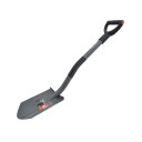 Mini asais lāpstiņa, tērauda kāts, D formas rokturis, 17x24 cm, AW00061, AWTOOLS