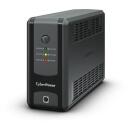 Cyberpower UPS, UT850EG-FR, 0.85 kVA, 425 W, 3 AC v&auml;ljundit, AVR, LED indikaatorid, &uuml;lekoormuse kaitse