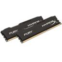 Kingston HyperX FURY Black atmiņas modulis HX313C9FBK2/8, 8GB, 1333MHz, 240-pin DIMM, 2 x 4GB, 1.5V, 64bit, melns