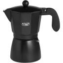 Adler Espresso kohvimasin AD 4421, 320ml, 6 tassi, alumiiniumisulamist, must