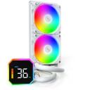 Montech CPU Au&scaron;intuvas HYPERFLOW DIGITAL 240 (W), 2x120mm, 129.5m&sup3;/h, 96.27mmH2O, FDB, RGB